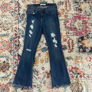 Angry Rabbit flare jeans,size 25